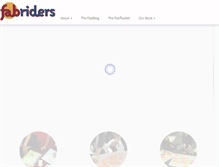 Tablet Screenshot of fabriders.net